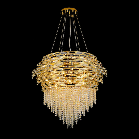Crystal Chandeliers for Art Gallery Hall – Bright & Decorative Fixtures NC-P914