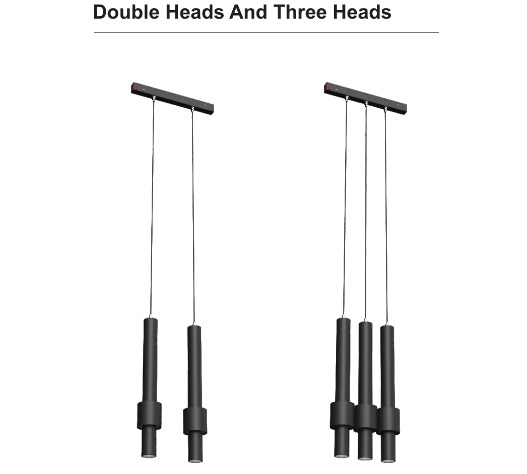 New Hanging Indoor Linear Track Lighting Rail System LED