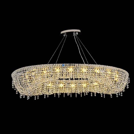 Tropical Luxury Chandelier | Humidity-Proof Crystal, Rio Villa Edition NC-P941-L150