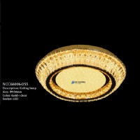 Cascading LED Chandelier | Energy-Efficient Prism Reflection, ETL Certified NC-C66006-D55