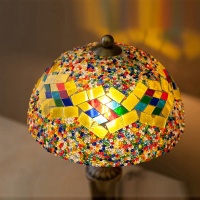 Classic Tiffany Art table Lamp – High-Quality Handmade Glass table lamp, Warm Lighting for Living Space NC-T008-3