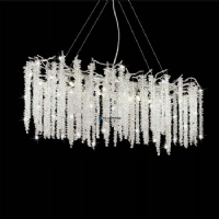 Crystal Chandeliers for European Restaurant Dining – Timeless Decor Lighting NC-P6211 L150cm L120cm