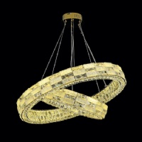 Crystal Chandeliers for Living Room – Elegant Lighting for Home & Office NC-P958-D80+D50