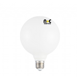 G125 global E27 LED filament bulb 6W 8W 10W clear frosted brown