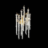 Gold Silver Tree Branch Crystal Wall Lamp For Bedroom Deco NC-W6211GD D35