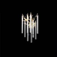 Gold Tree Branch Crystal Wall Lamp for French Country Dining Room – Vintage Elegance NC-W6221GD D26CM