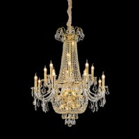 Grand Foyer Crystal Chandelier | Commanding Presence for High Ceilings NC-P909