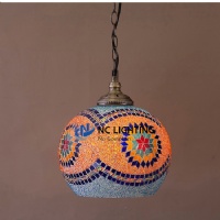 Handcraft glass pendant lamp for home hotel decoration mosaic pendant lamp CE UL VDE MS-P257L