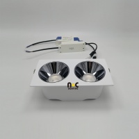 Led Down Light 2x10w Factory Price Recessed Led Downlight for home hotel brand shop luxury showroom NC-TD7123F-2
