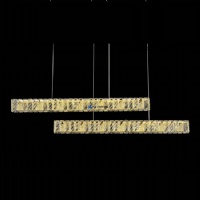 Modern Crystal Flush Mount Ceiling Lights for Kitchen – Linear Design NC-P957-L85